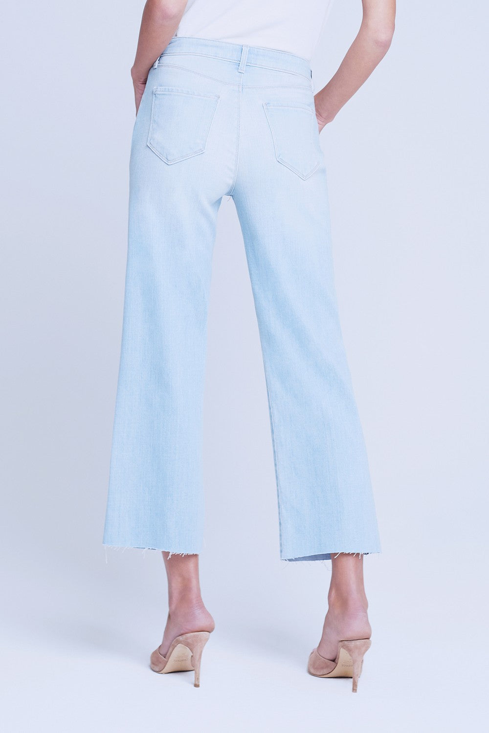 Wanda de tiro alto crop y pierna ancha