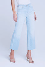 Wanda de tiro alto crop y pierna ancha