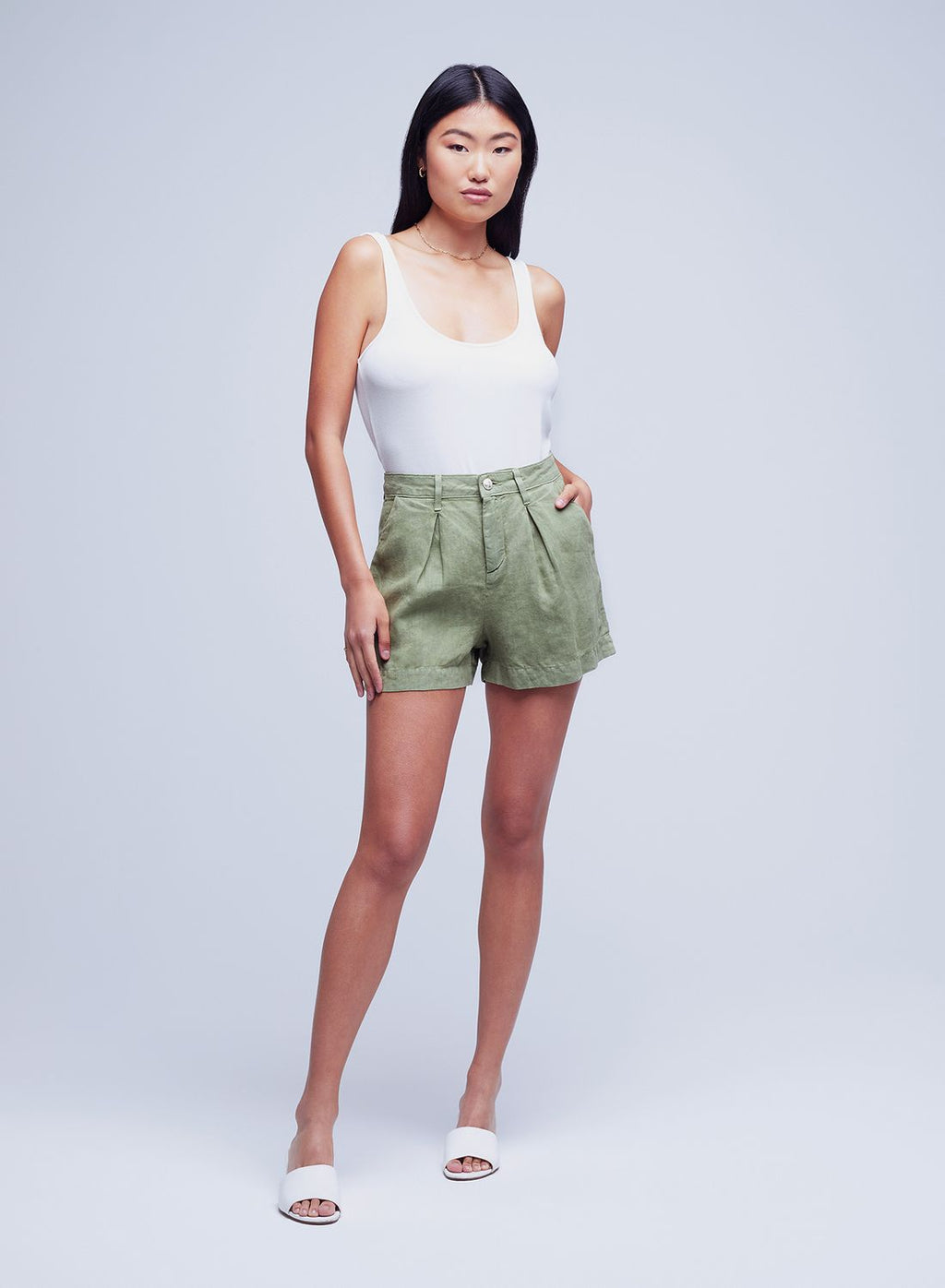 Zahari Short de lino