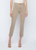 Pantaloni a sigaretta cropped a vita alta Alexia