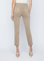 Pantaloni a sigaretta cropped a vita alta Alexia