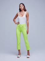 Alexia High-Rise Crop Cigarette