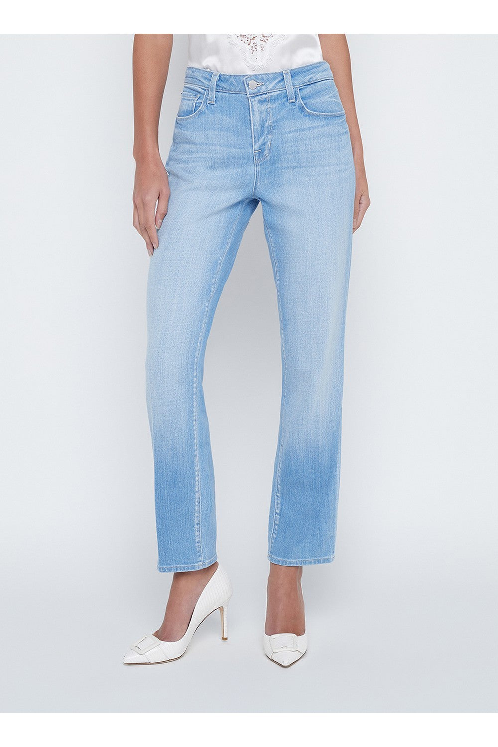 Marjorie Mid Rise Slouch Slim Straight