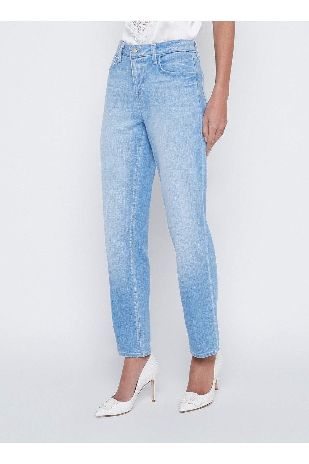 Marjorie Mid Rise Slouch Slim Straight