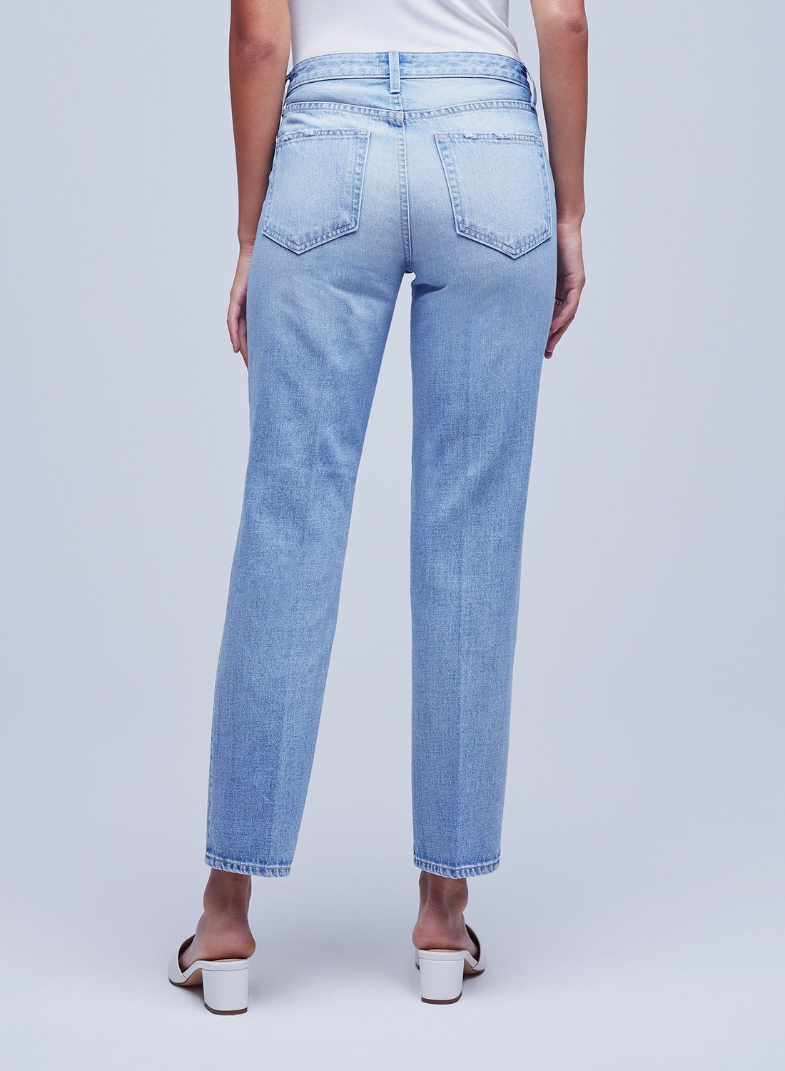 Marjorie Mid Rise Slouch Slim Straight