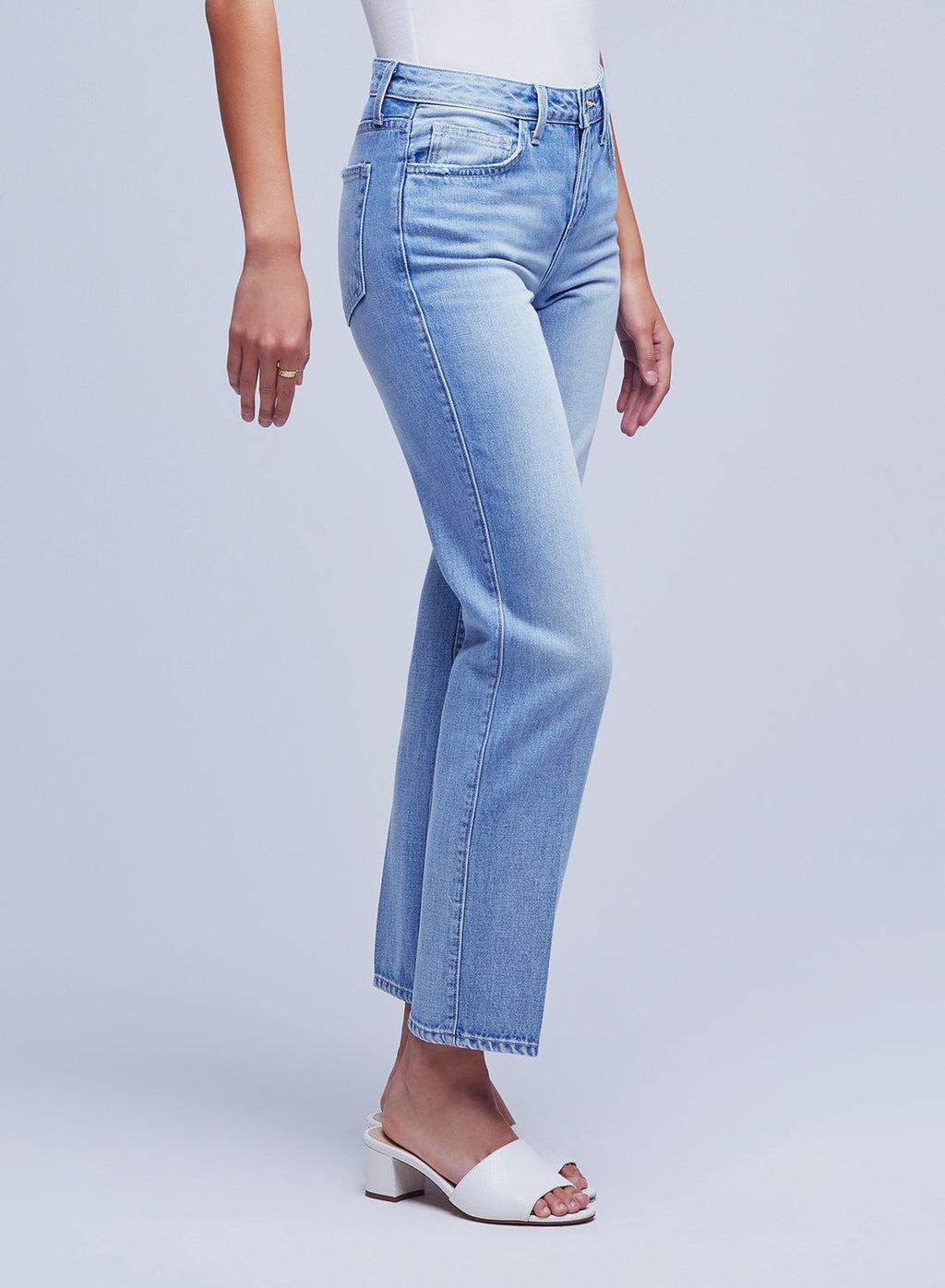 Marjorie Mid Rise Slouch Slim Straight
