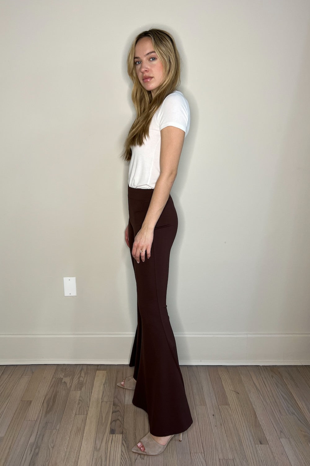 Kiki High-Rise Pull-On Flare