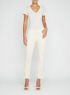 Tati de tiro alto crop micro bootcut