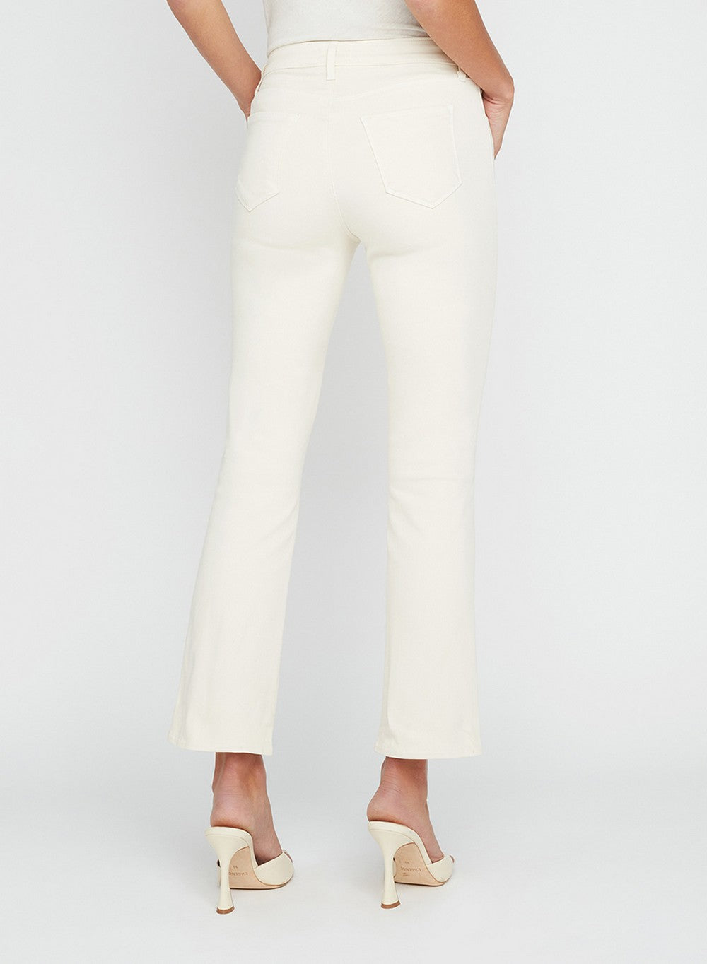 Tati de tiro alto crop micro bootcut