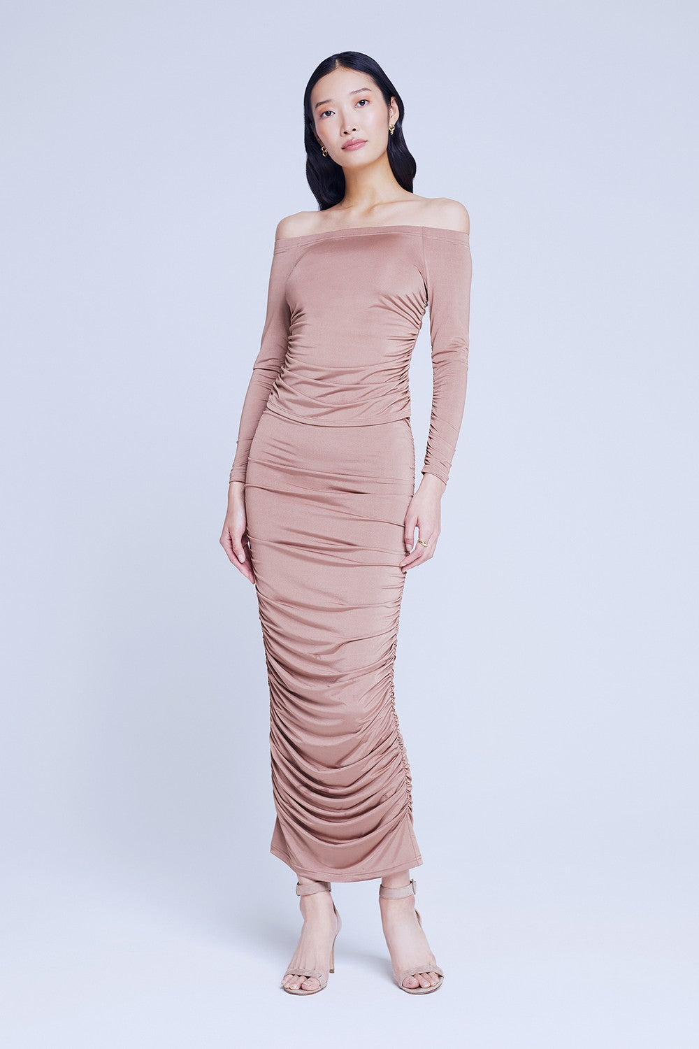 Otis Rusched Pencil Skirt