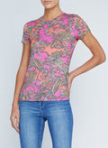 Ressi camiseta de cuello redondo Pop Paisley