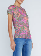 Ressi camiseta de cuello redondo Pop Paisley