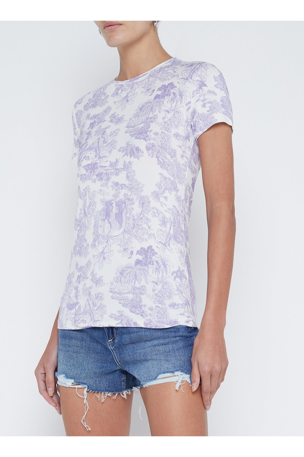 Ressi Short-Sleeve Crew Tropical T