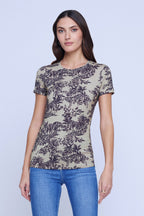 Ressi Camiseta de manga corta con cuello redondo Safari Scn