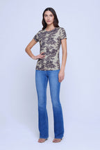 Ressi Camiseta de manga corta con cuello redondo Safari Scn