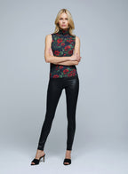 Ceci Sleeveless Turtleneck Rose