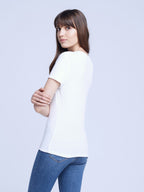 Violet Henley Tee