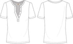 Violet Henley Tee