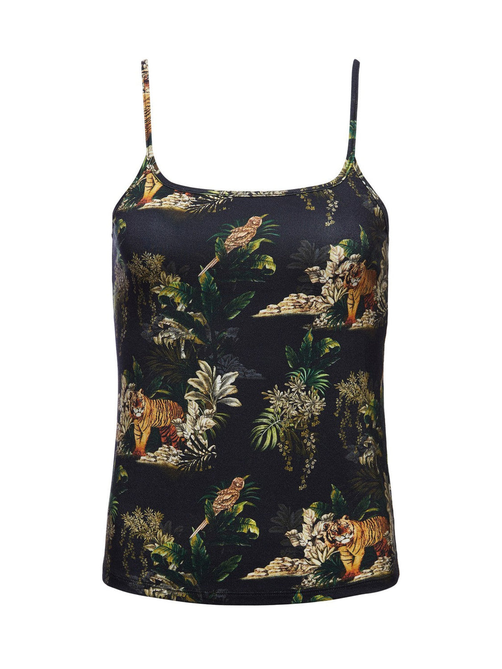 Ella Camiseta de Tirantes Finos Tigre Selva