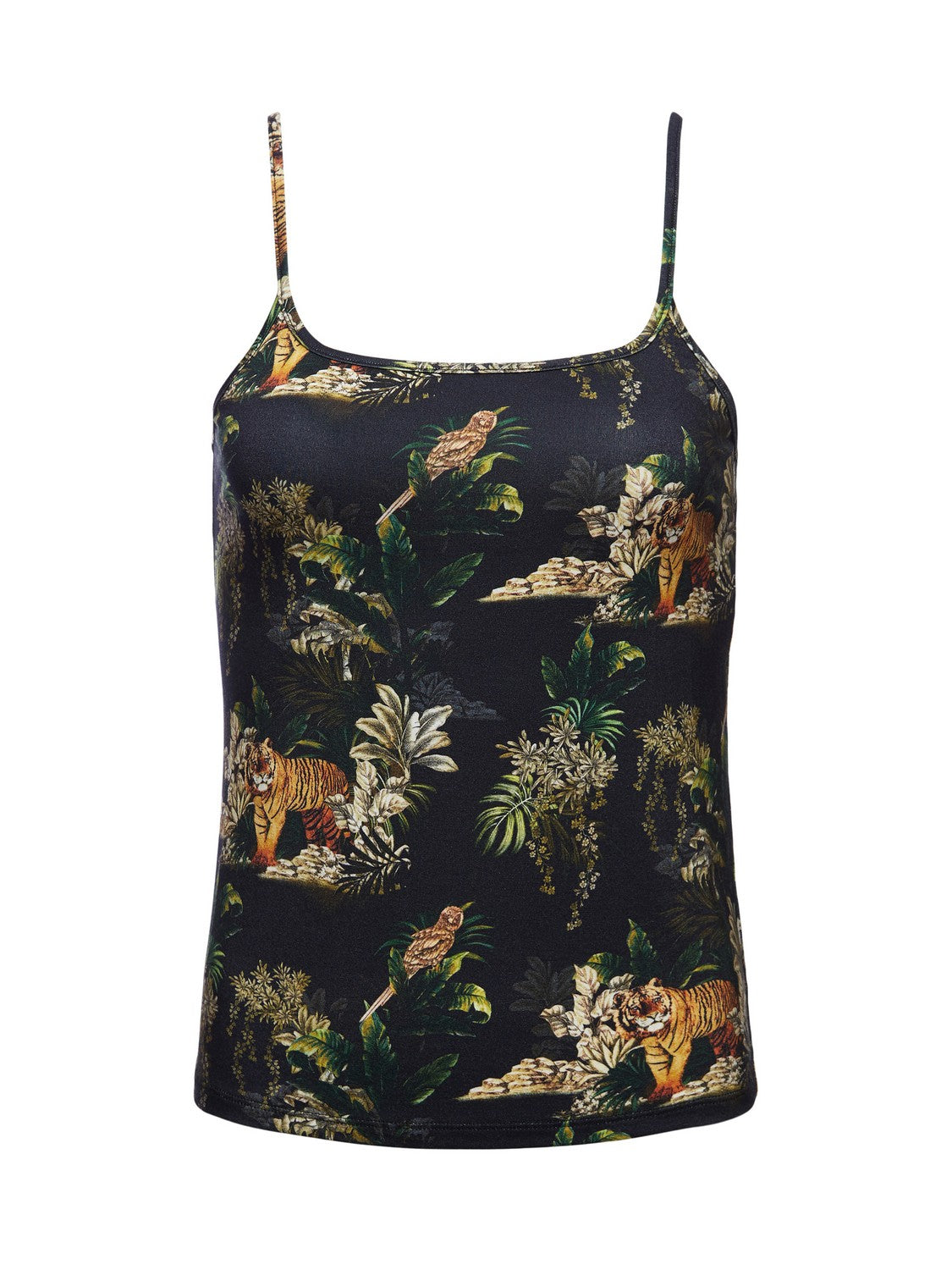 Ella Camiseta de Tirantes Finos Tigre Selva