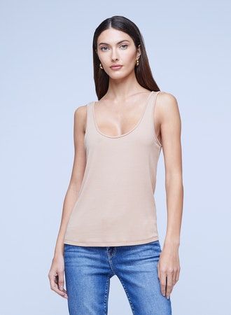 Celia Dble Scoop Nk Tank