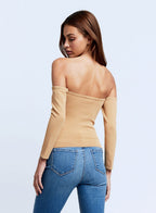 Dev Off Shoulder Sweater