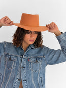 Chapeau Feutre Lais - Apricot