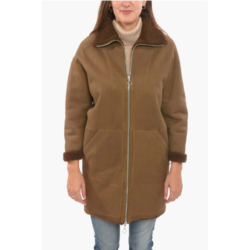 Lambskin Reversible Monterey Coat