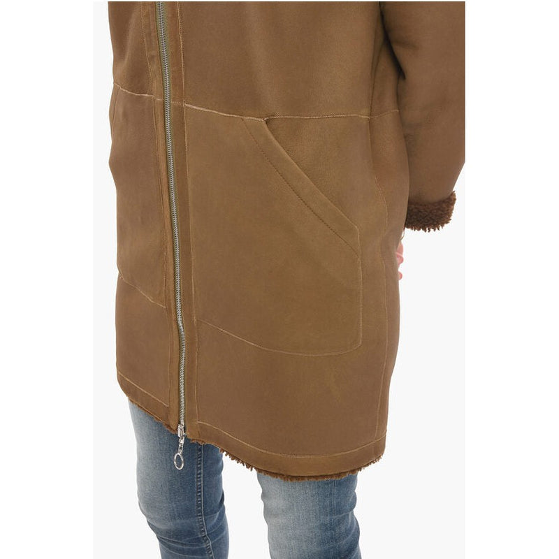 Lambskin Reversible Monterey Coat