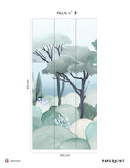 Mural The Sea - Lagoon Blue