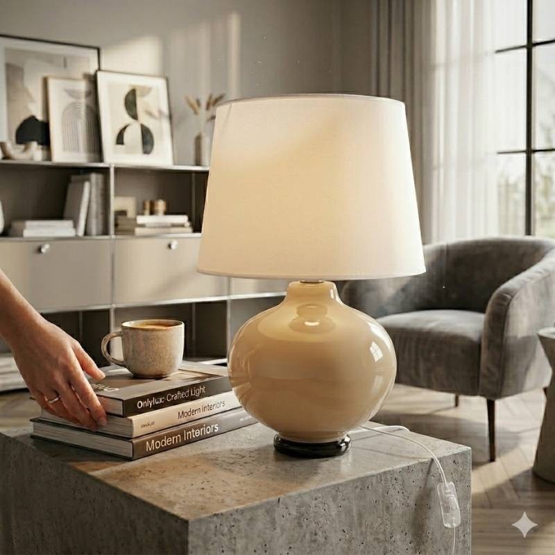 Aurora - Lampe - H57 Cm - Fumé