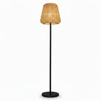 Boheme Tall - Solar Floor Lamp - Polyrattan - Brown