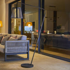 Rayglow - Solar Floor Lamp - Steel - Grey