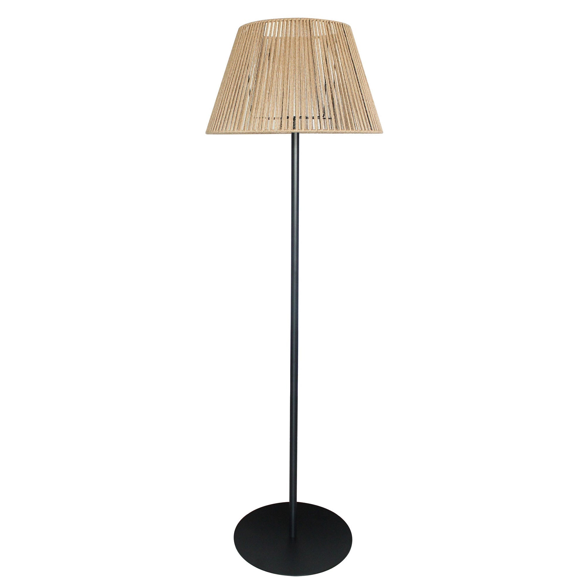 Raffy Tall - Wireless Floor Lamp - Rope - Beige