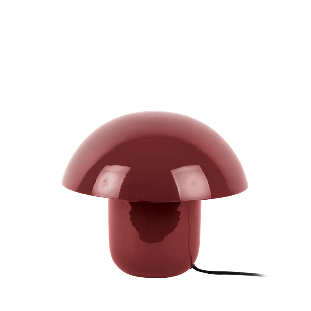Fat Mushroom - Lámpara de mesa con forma de seta - Metal - Burdeos
