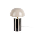 Rayado - Lámpara de mesa hongo - Metal - Beige rosado