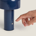 Zeno - Lámpara de mesa LED inalámbrica recargable - Azul