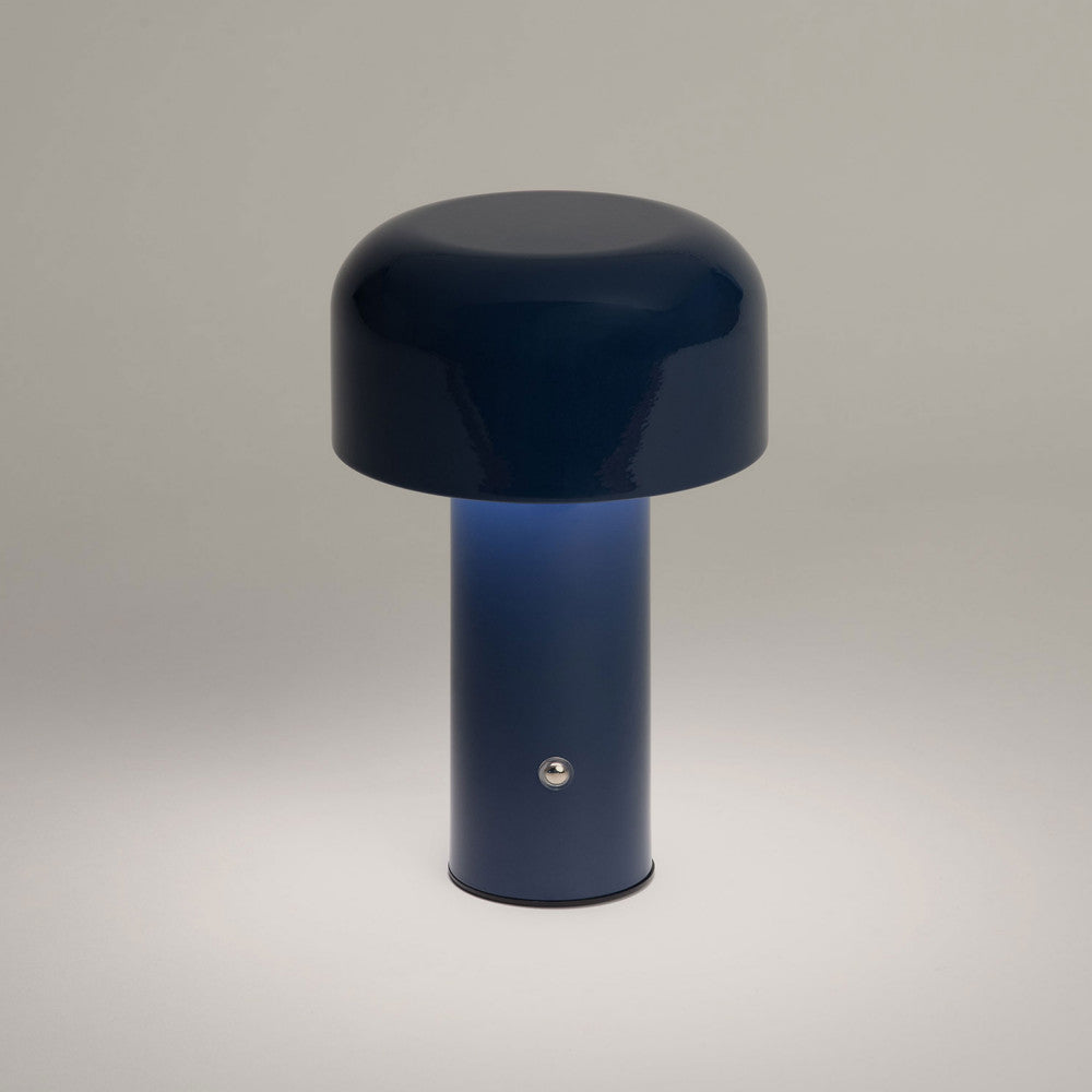 Zeno - Lámpara de mesa LED inalámbrica recargable - Azul