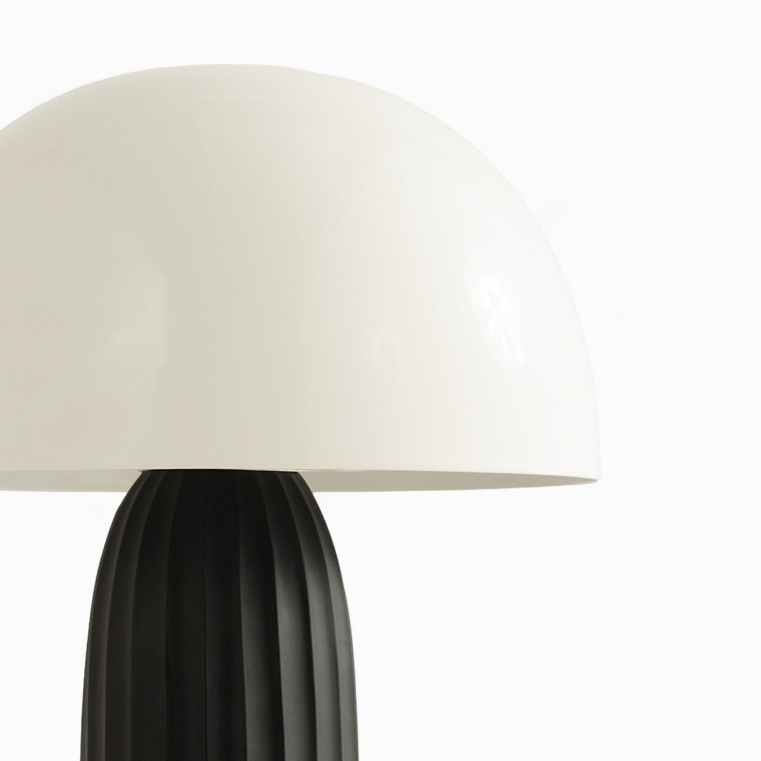 Joy - White and Black Metal Lamp