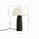 Lampe Joy en métal blanche et noire