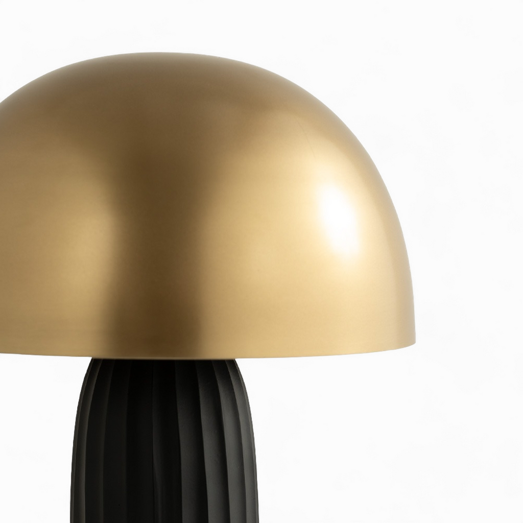 Joy - Table Lamp In Black And Gold Metal