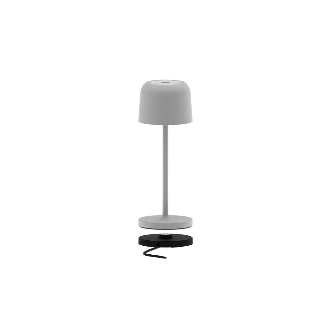 Sophia - Lampe De Table Sans Fil - Acier - Gris