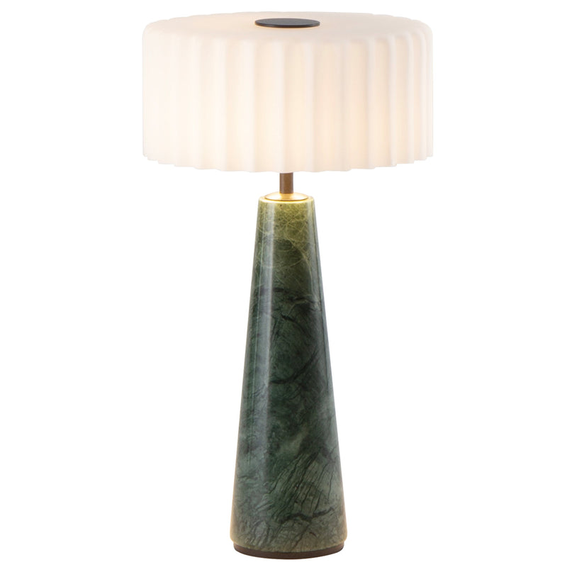 Lámpara de mesa inalámbrica - Blok Green Marble