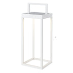 Hydra - Borne & Potelet Solaire - Aluminium - Blanc