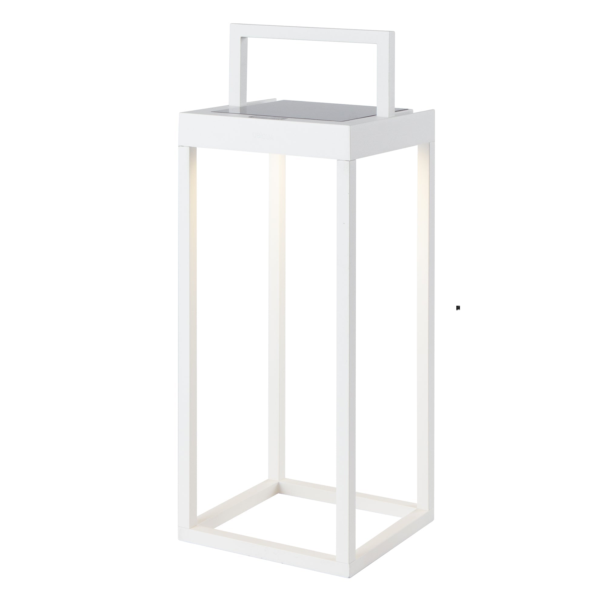 Hydra - Borne & Potelet Solaire - Aluminium - Blanc