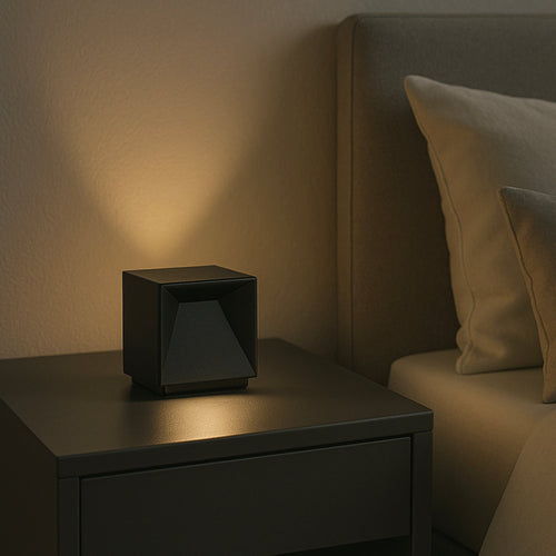 Lampe De Table Sans Fil - Cubox Black