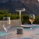Roby - Lampe De Table Sans Fil - Gris Clair