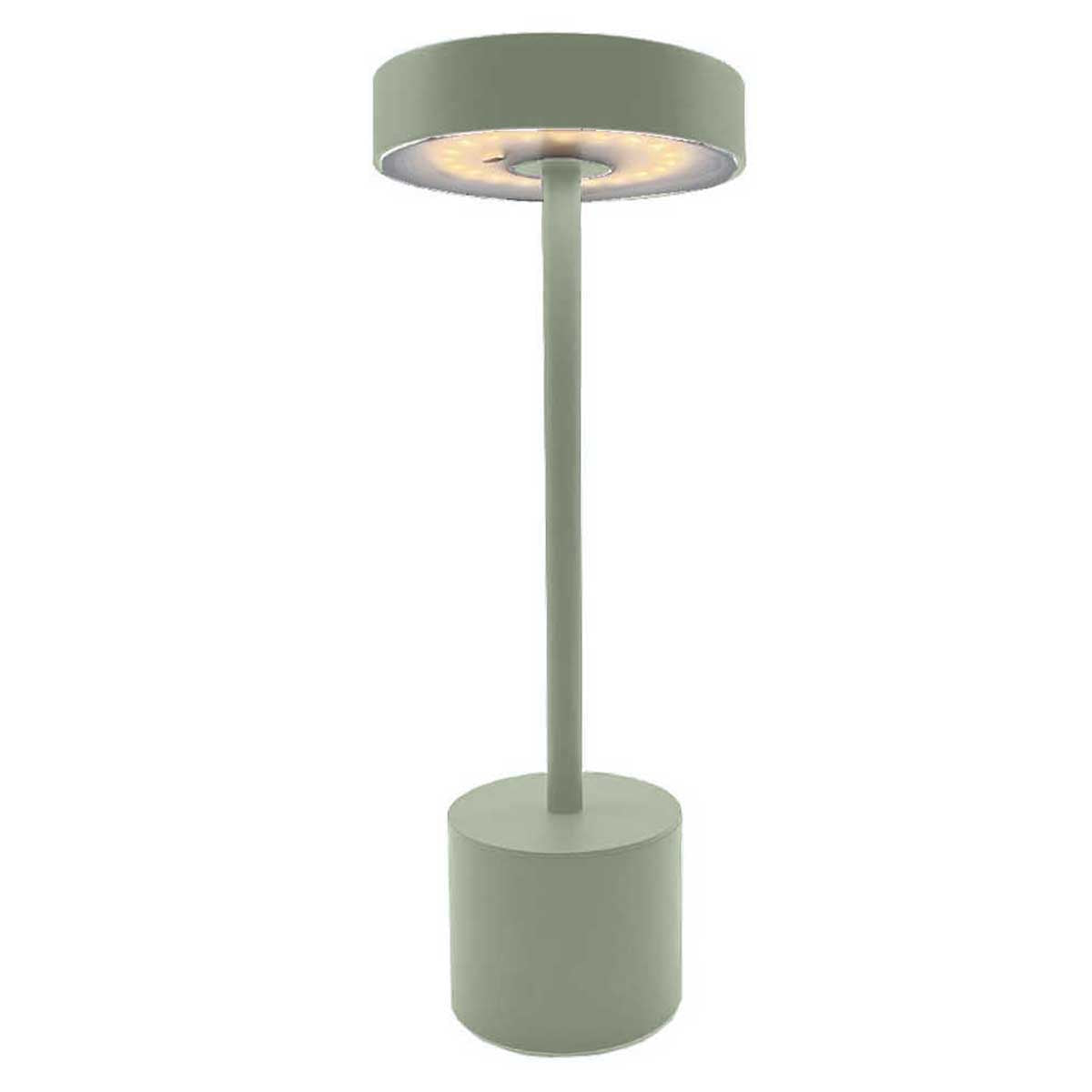 Roby - Lámpara de mesa inalámbrica - Acero - Verde