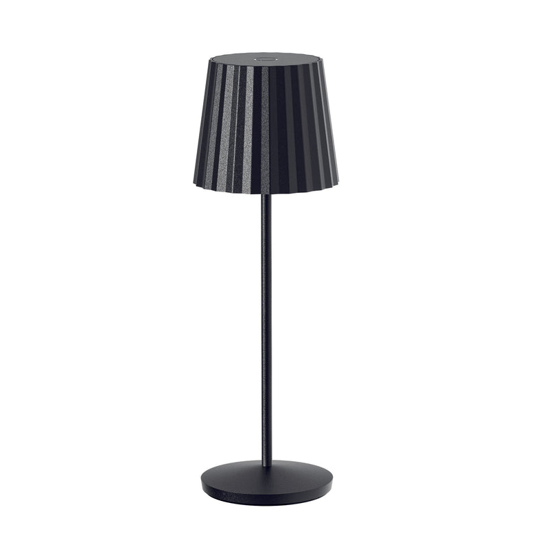 Cordless Table Lamp - 6X Abby Black