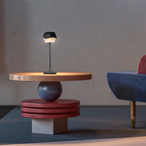 Lampe De Table Sans Fil - Stone Black